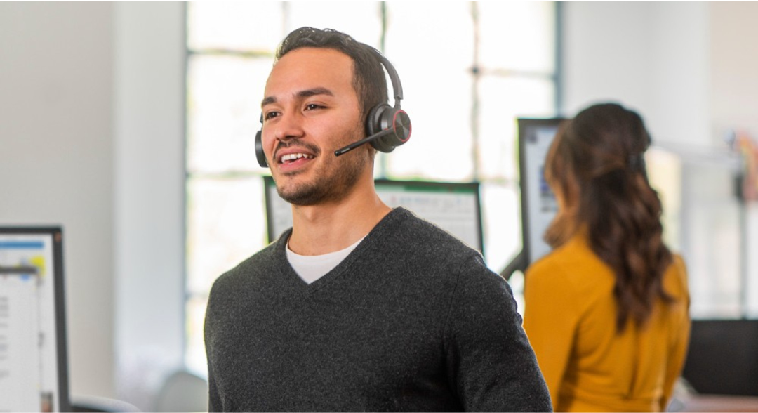 headset profissional ambiente trabalho